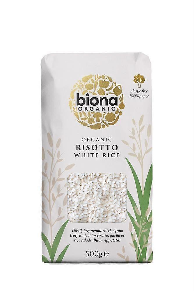 Biona Risotto Rice - White- Organic 500g - 4 Pack