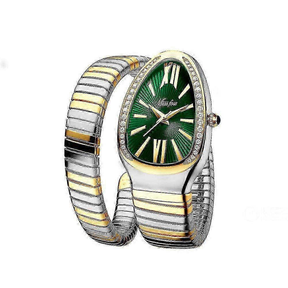 Kvinders Snake Shape Bangle Armbånd Watch