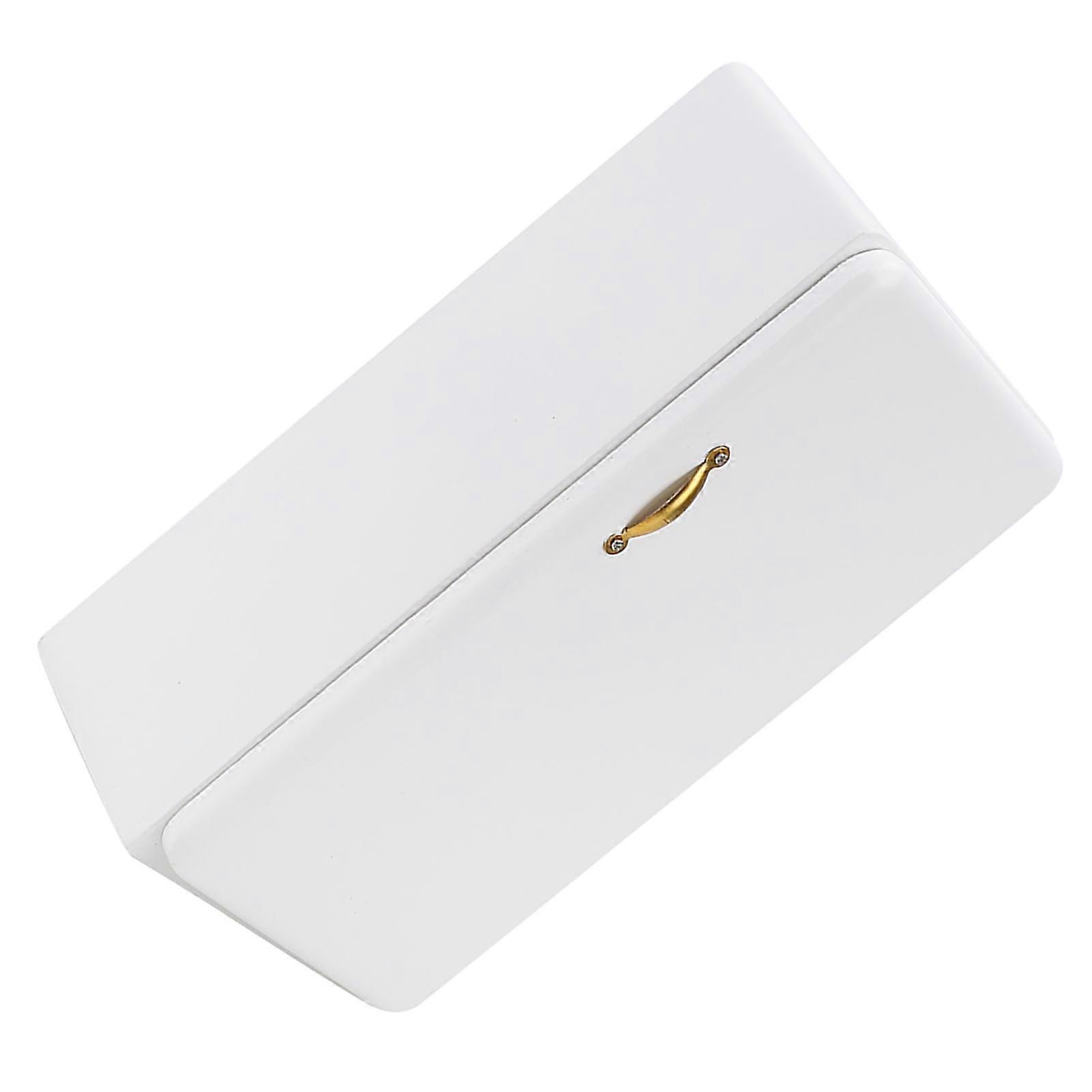 1:12 Four-Layer Wooden Mini Refrigerator for Dollhouse Kitchen