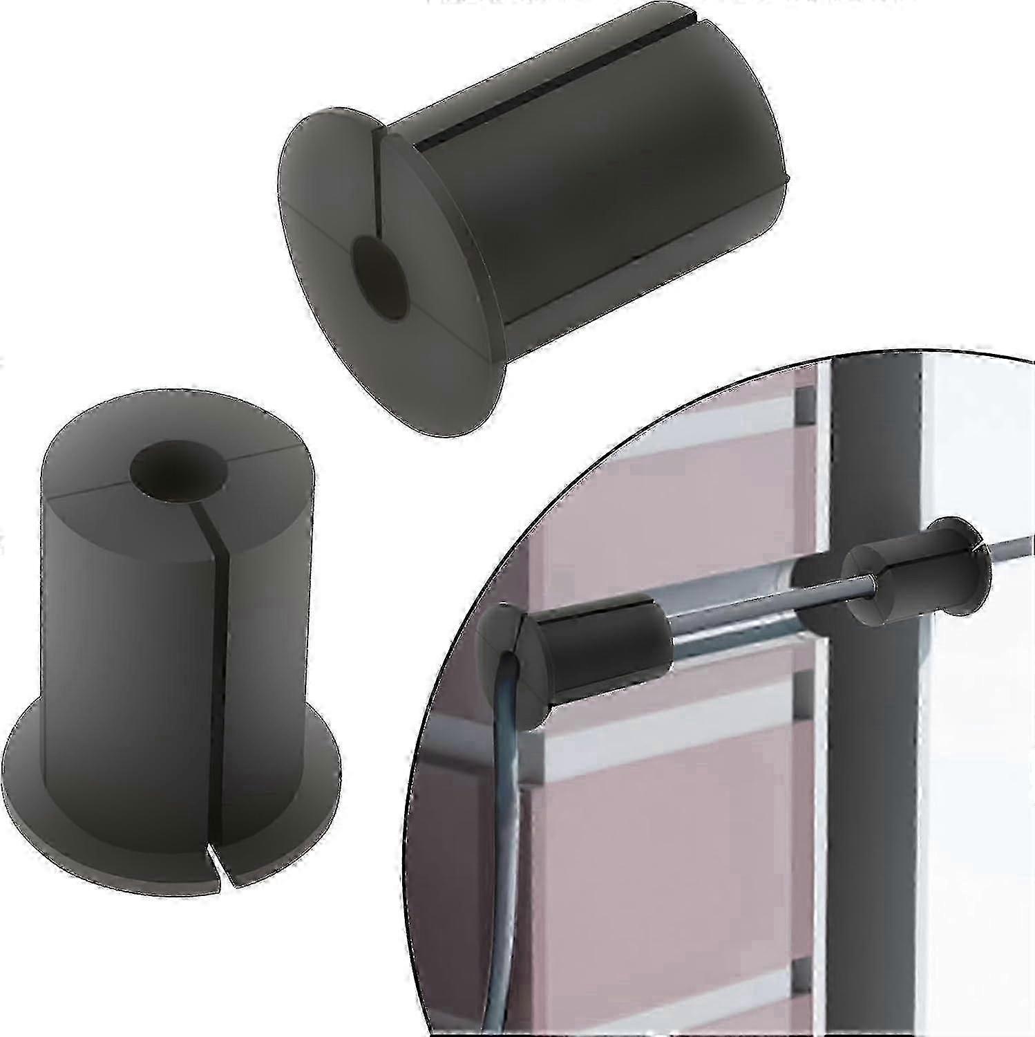 Feed-through wall bushing for Starlink Dishy ethernet cable