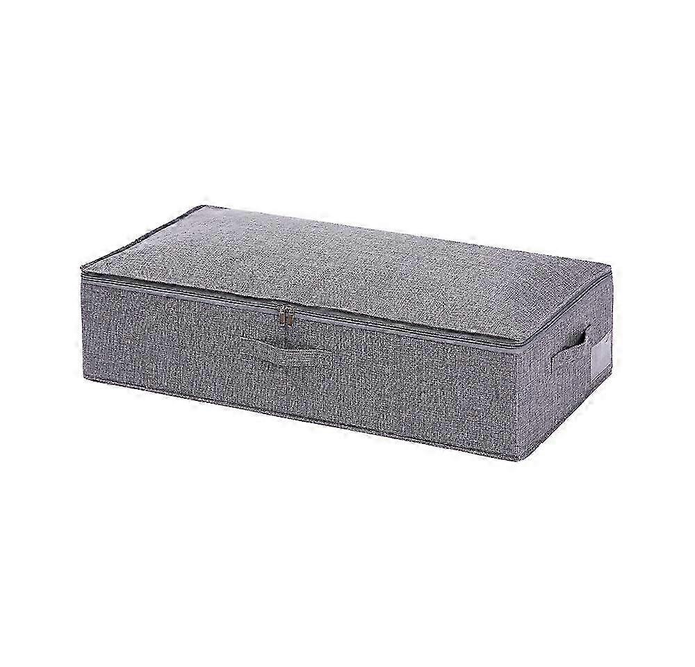 Under Bed Storage Container Clothes, Pillows Storage Duvets, Dark Gray