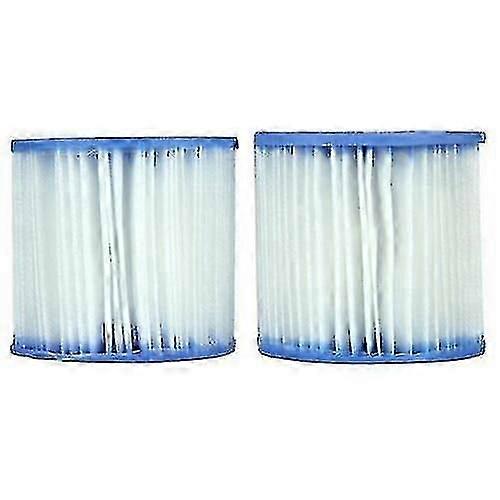 Summer Waves Type D Pool Filter Cartridge Heavy-Duty Paper 2-Pack Replacement