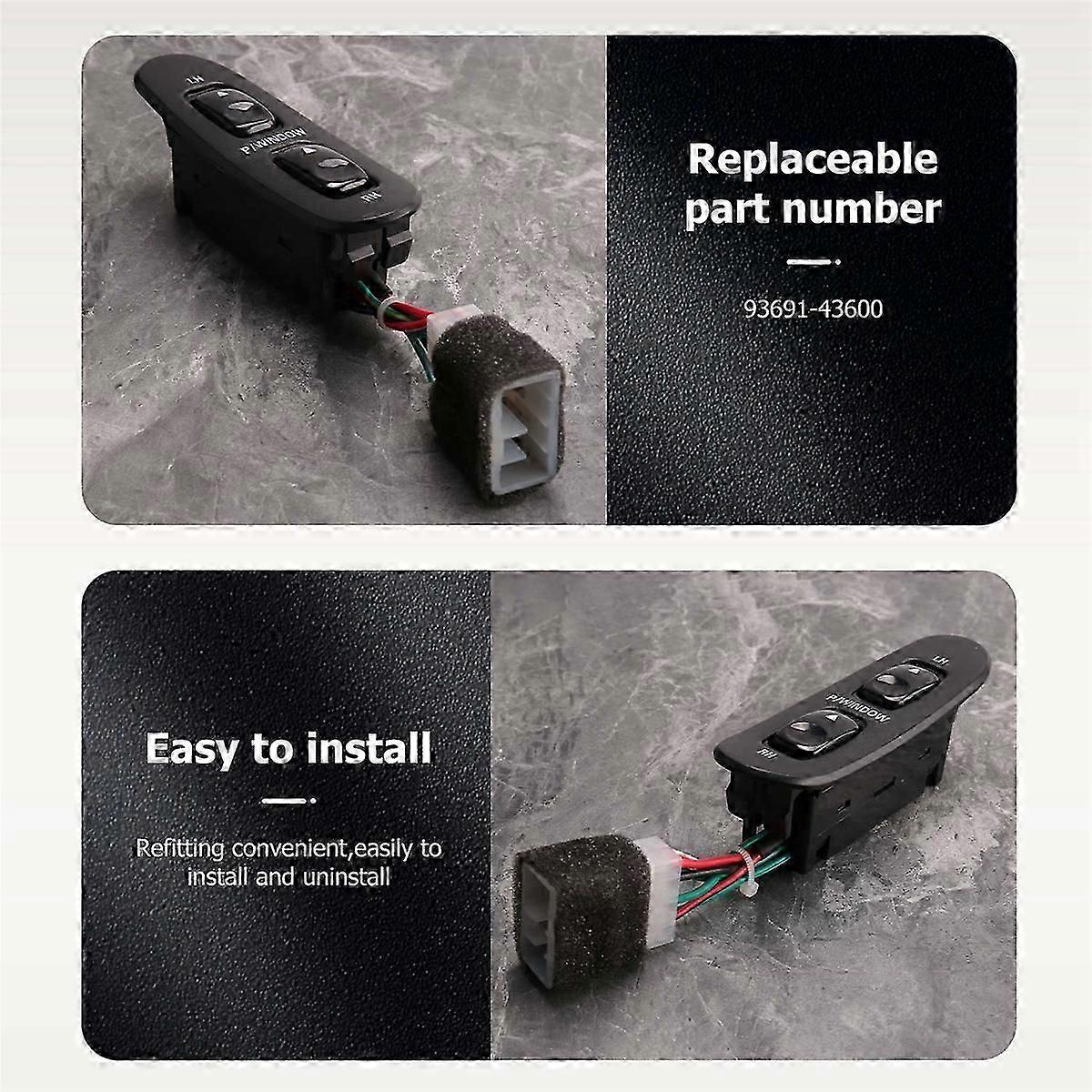 New Power Window Switch Fit for H100 Bus