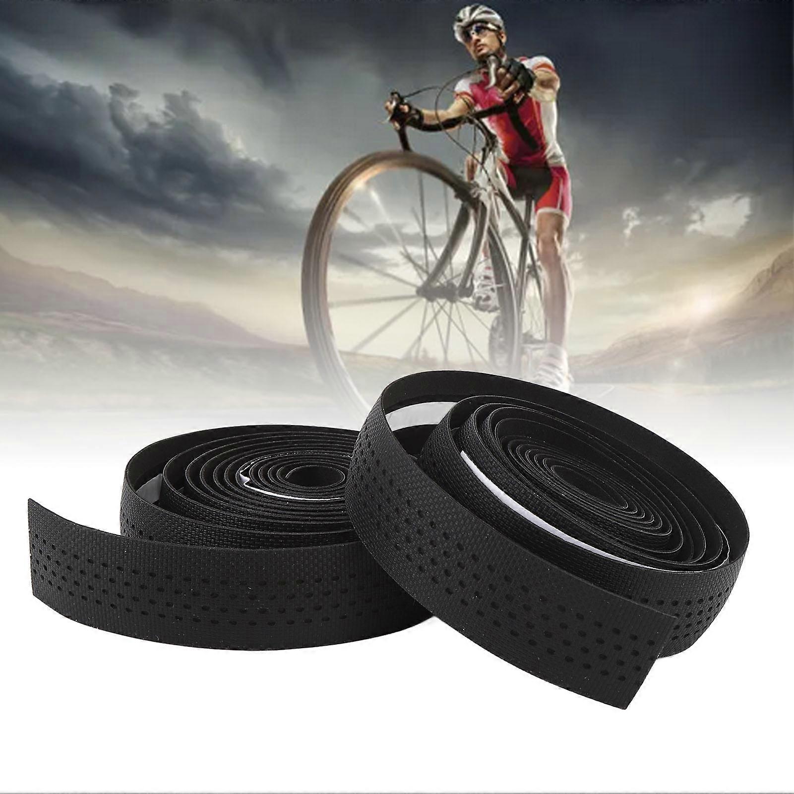 Silicone Handlebar Tape Black Non-Slip Sweat Absorbent Wrap