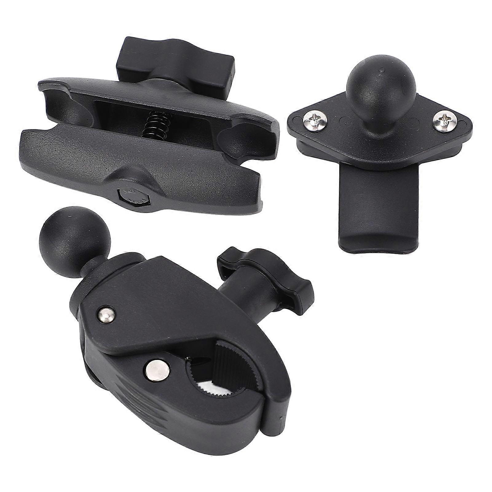 Motorcycle GPS Mount 1in Ball Head Adjustable Handlebar Clamp