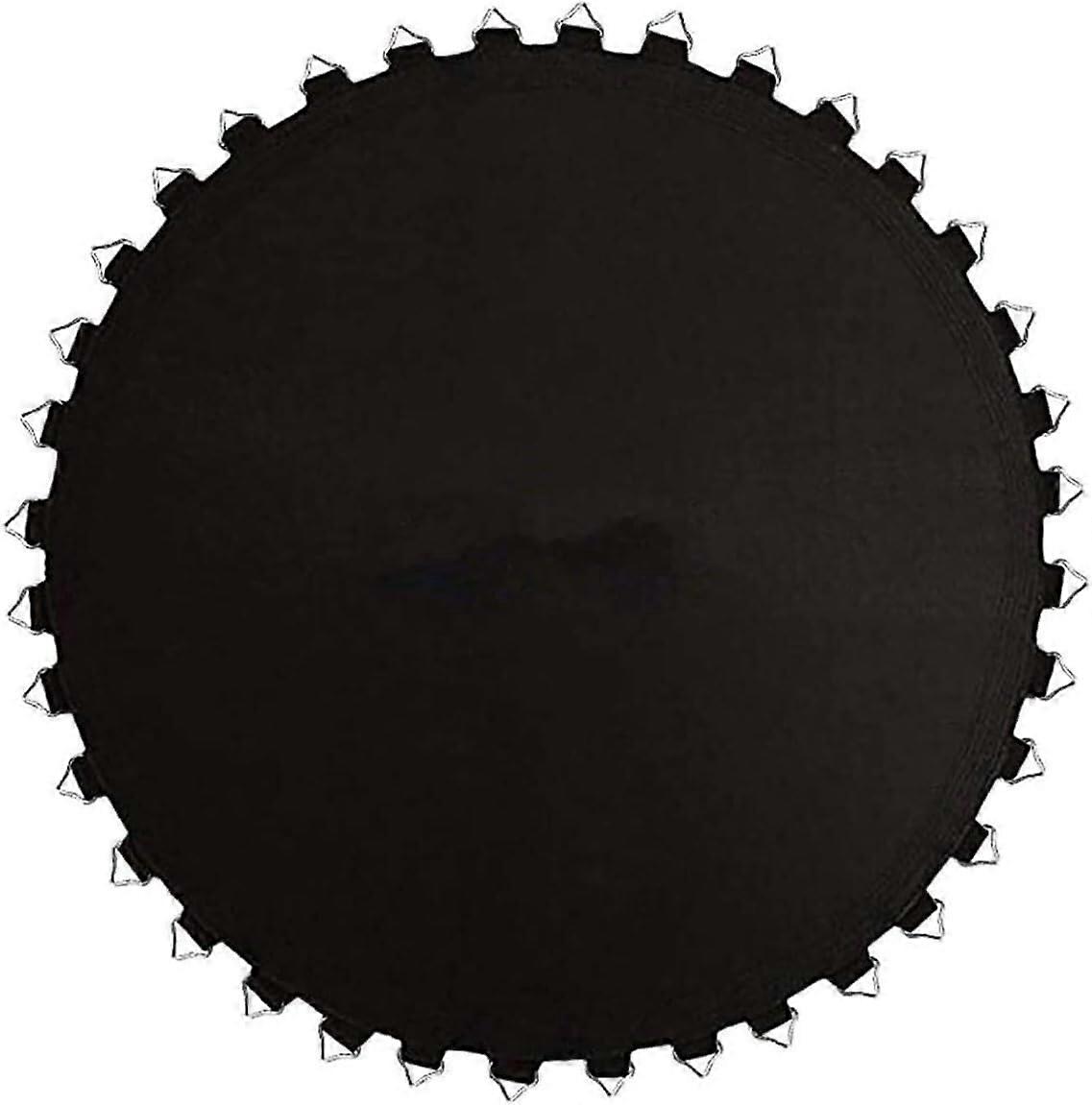 Trampoline Bounce Cloth Replacement Pad For Round Trampolines Black 8 Ft, 42 Buckles, Triangular Buckles