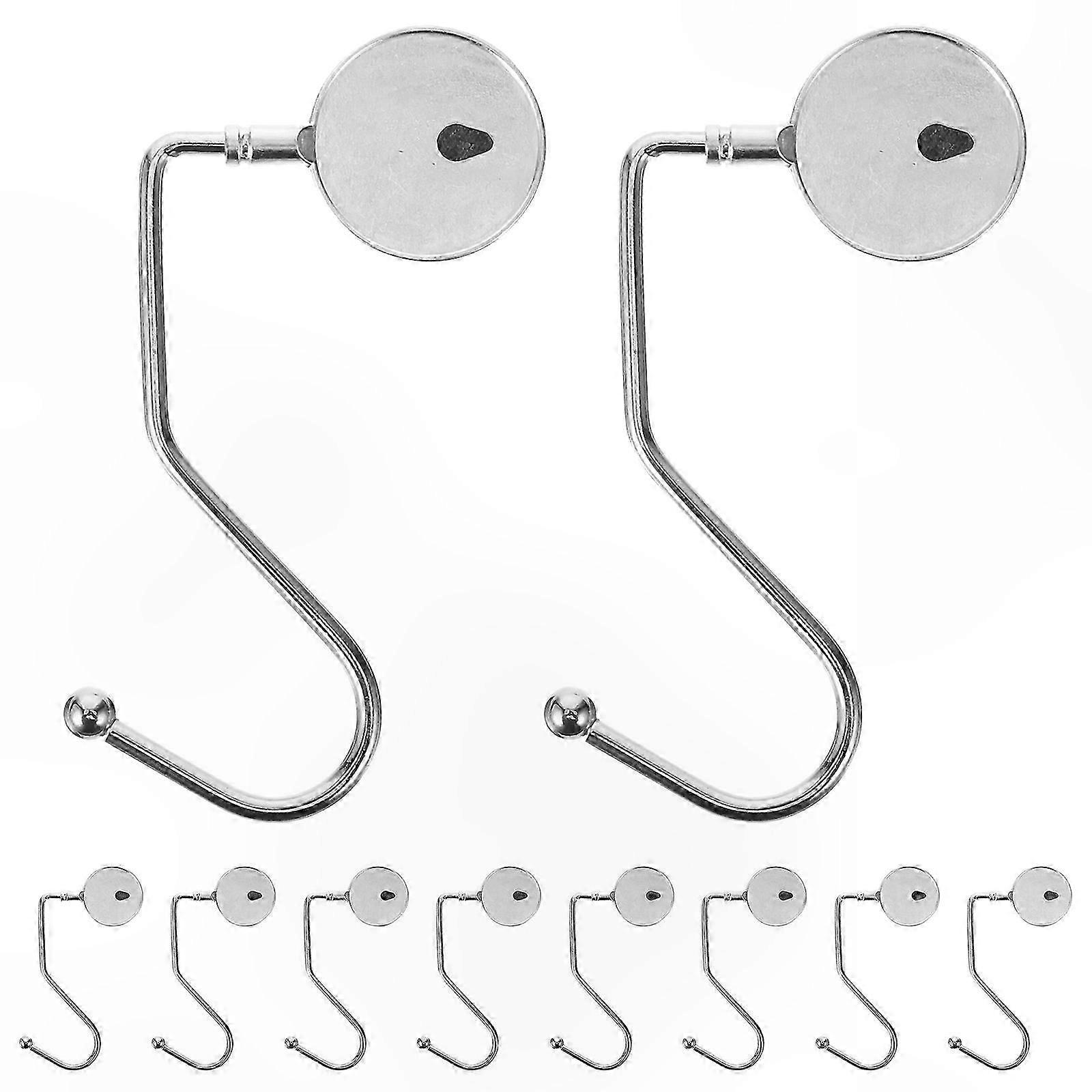 10 Pack Bag Hanger for Table Desk Use Portable Purse Holder Hook Organizer Accessory