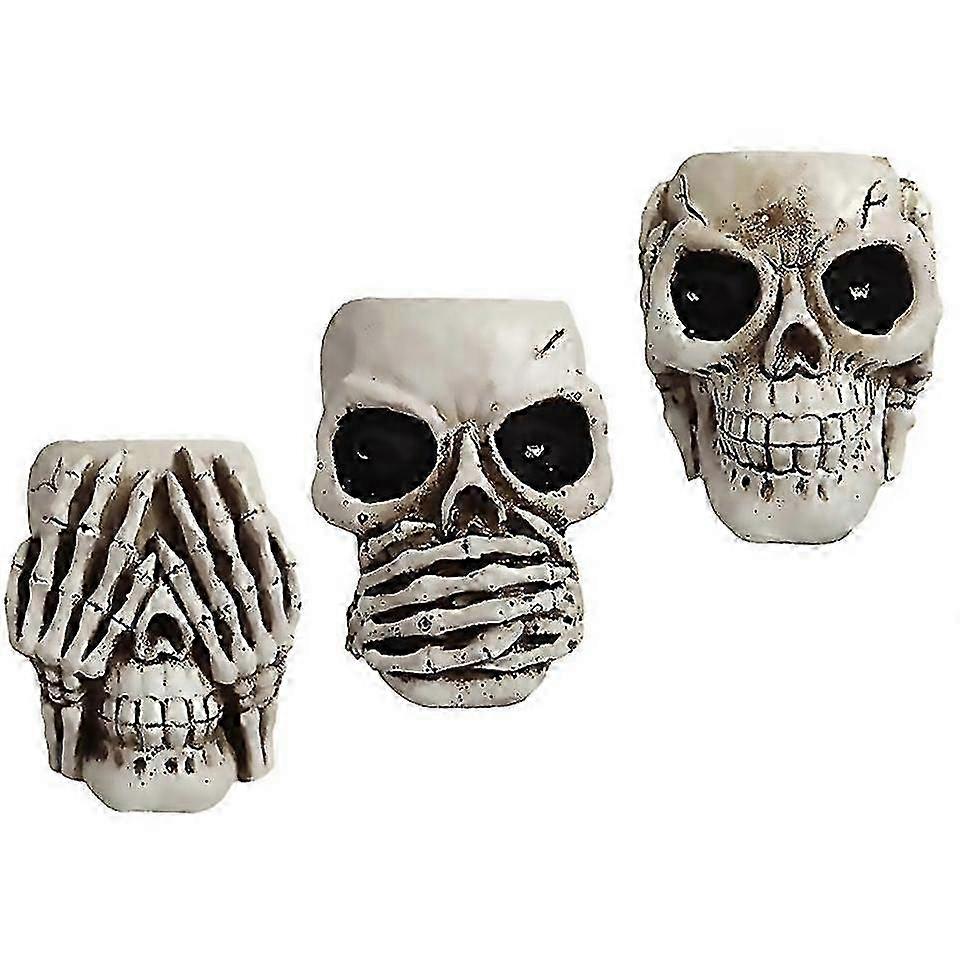 2025 For Skull Head Flower Pots Gothic Skeleton Planter Container