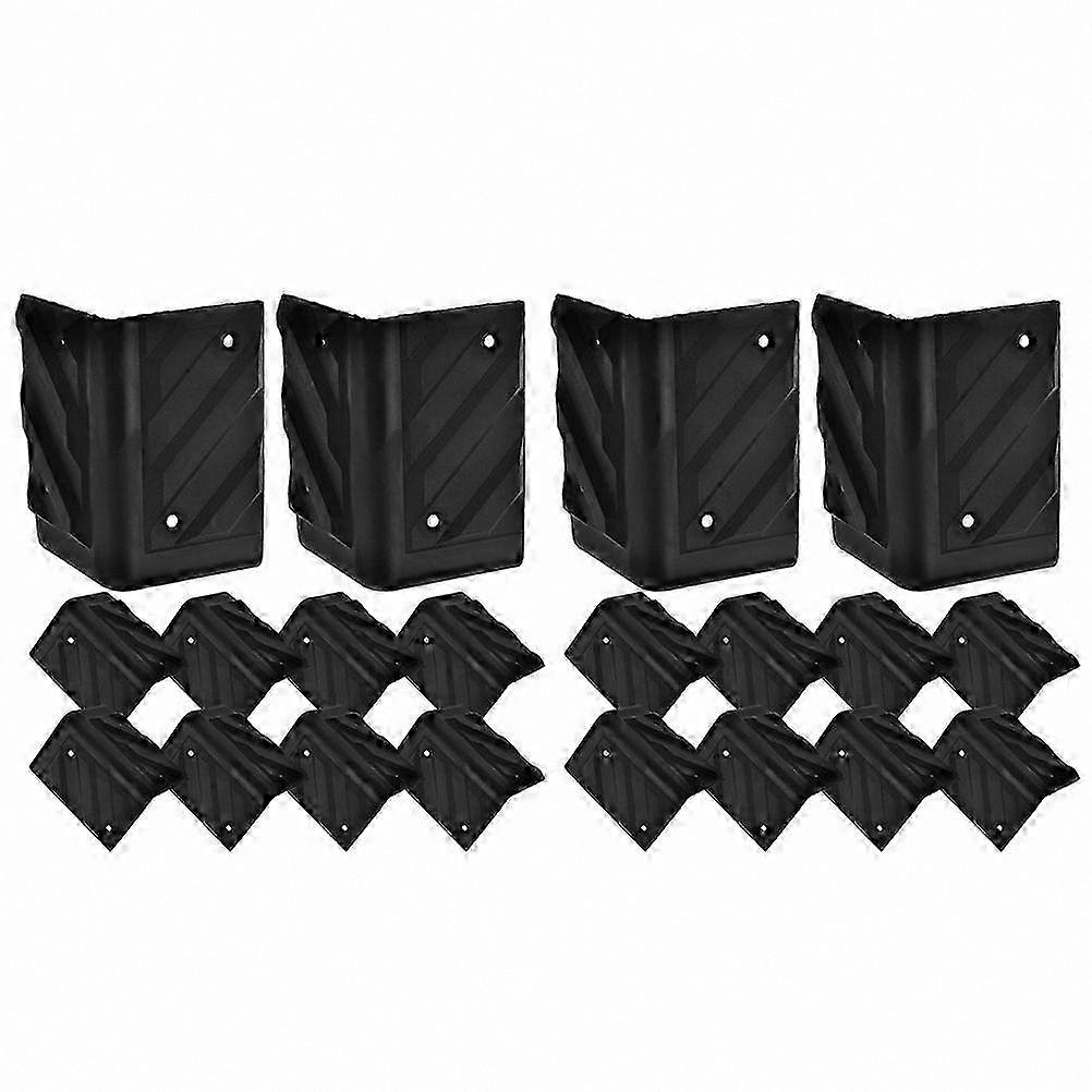 Speaker Cabinet Corner Protectors, Right Angle Guards for o Equipment, 20 Pack