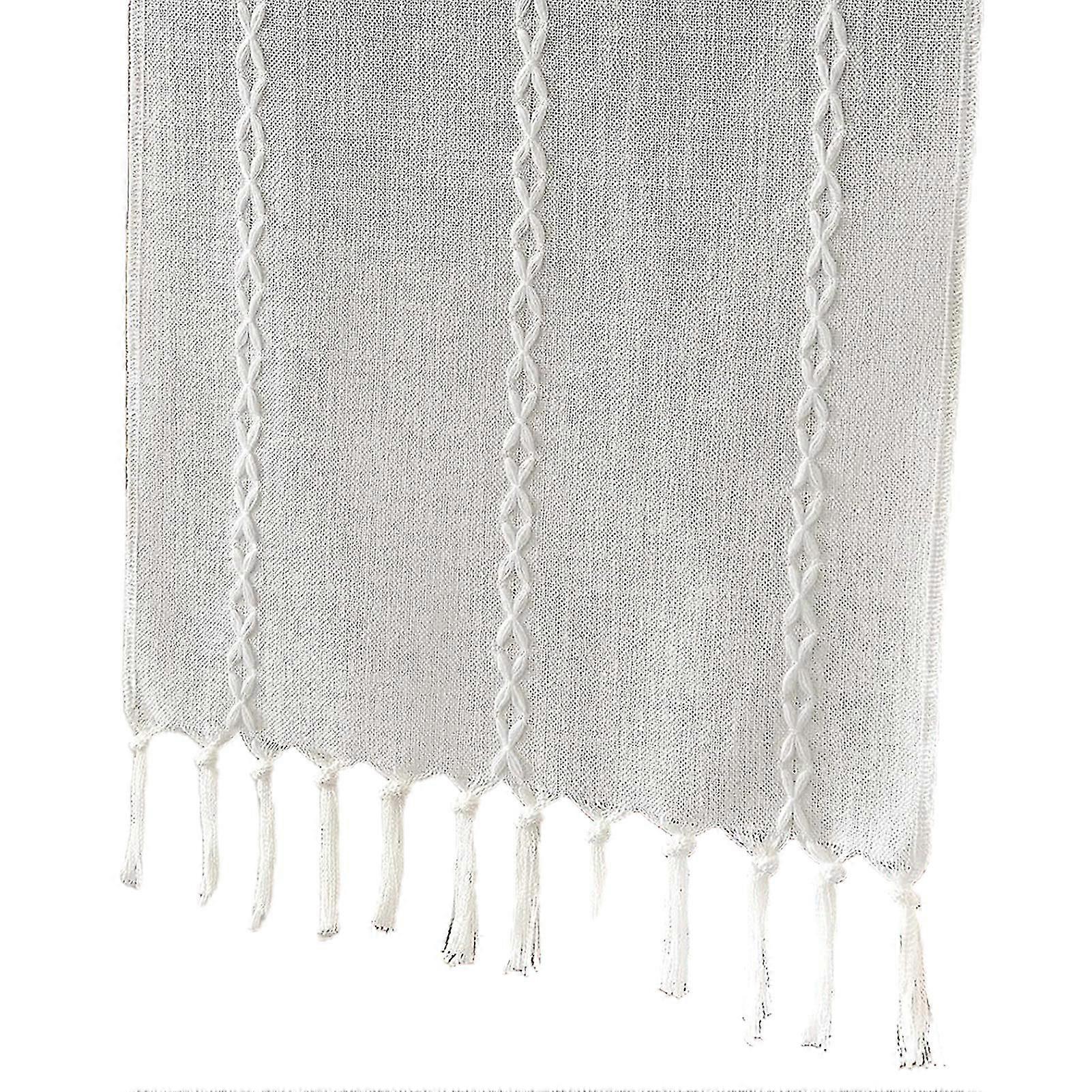 woven cotton table runner easy clean holiday decoration