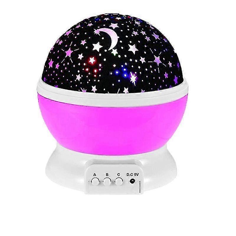 360 degree rotating starlight casts night lights