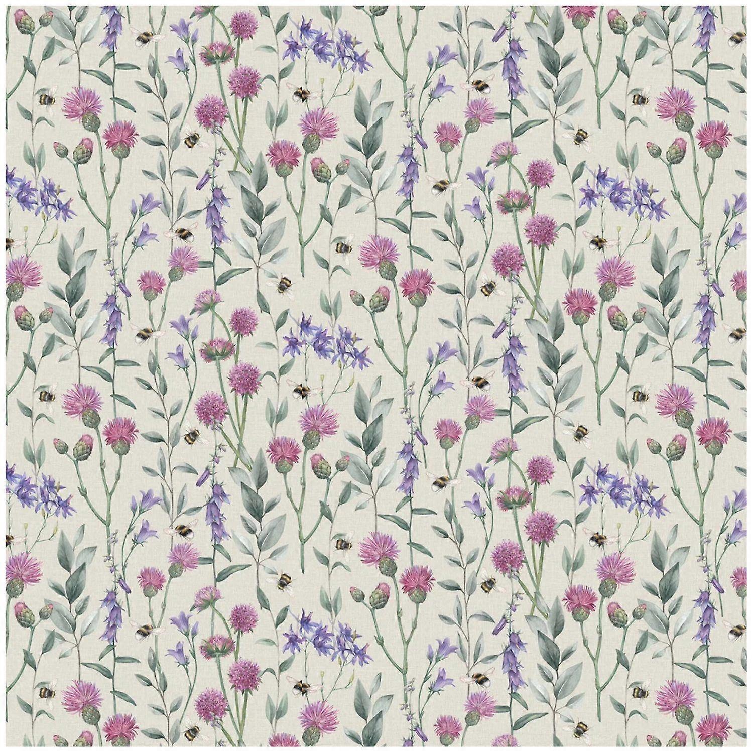 Arthouse Bumblebee Meadow Neutral Wallpaper