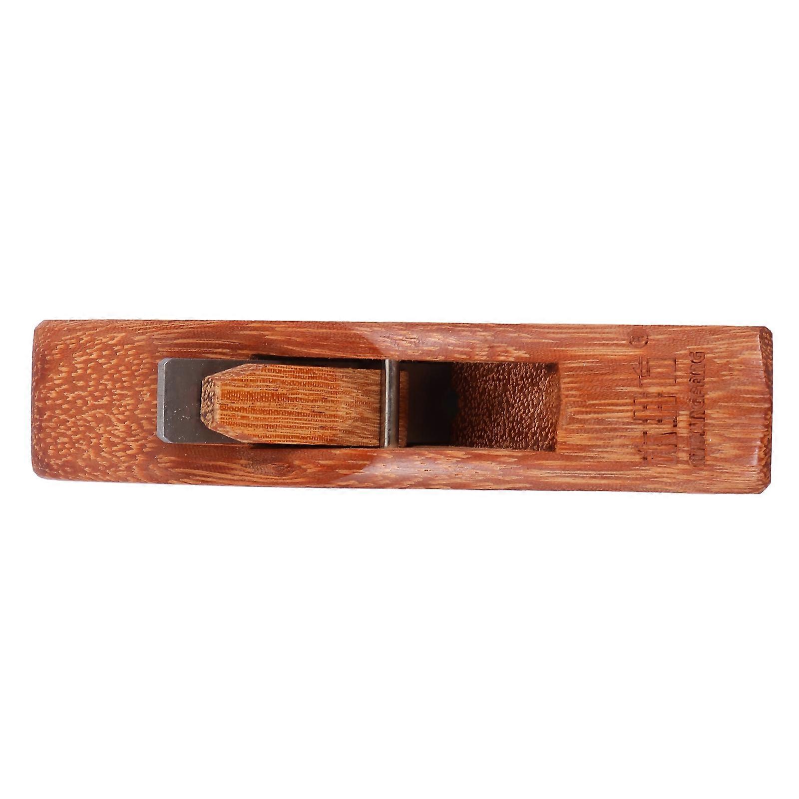 Wood Planer Hand Tool for Woodworking Use with Smooth Cutting and Durable Steel Brown 1pc