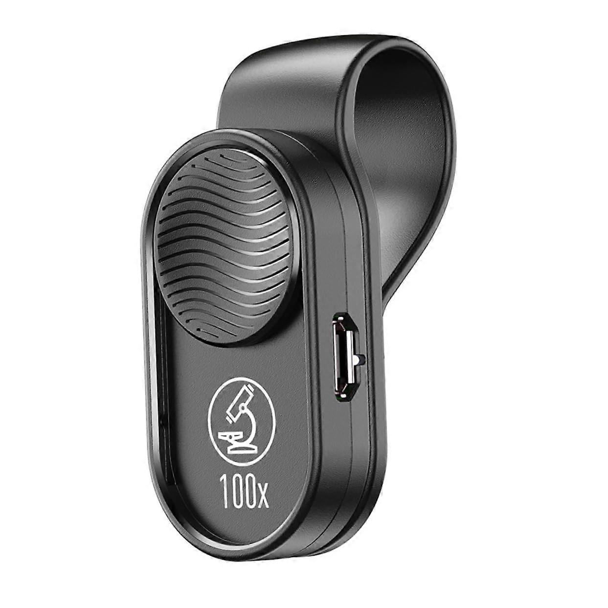 Portable Digital Microscope With LED Light Magnification Pocket Loupe For Smartphone Camera Jewelry And Coin Inspection