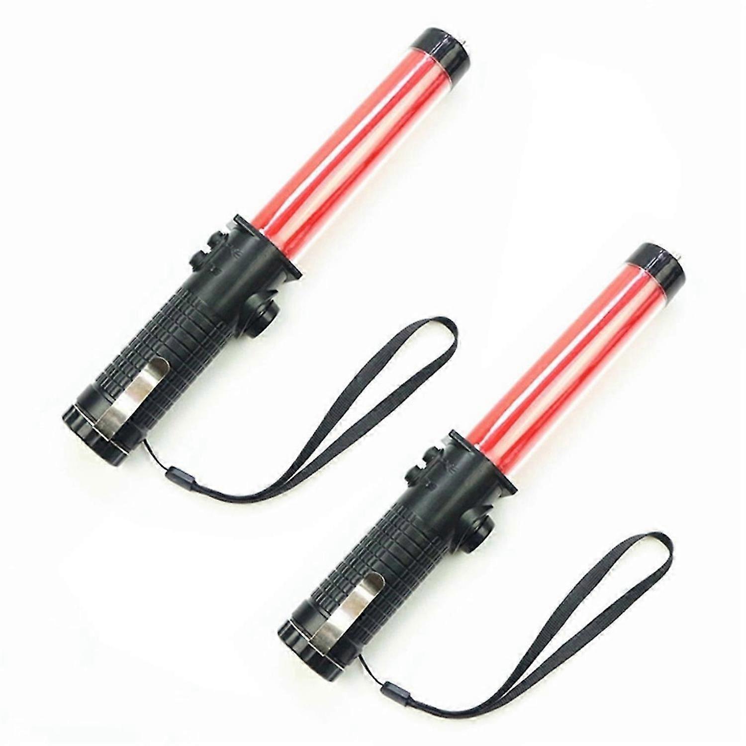 Traffic Batons, Traffic Control Stick,Safety Light Batons, 30cm, 2pcs