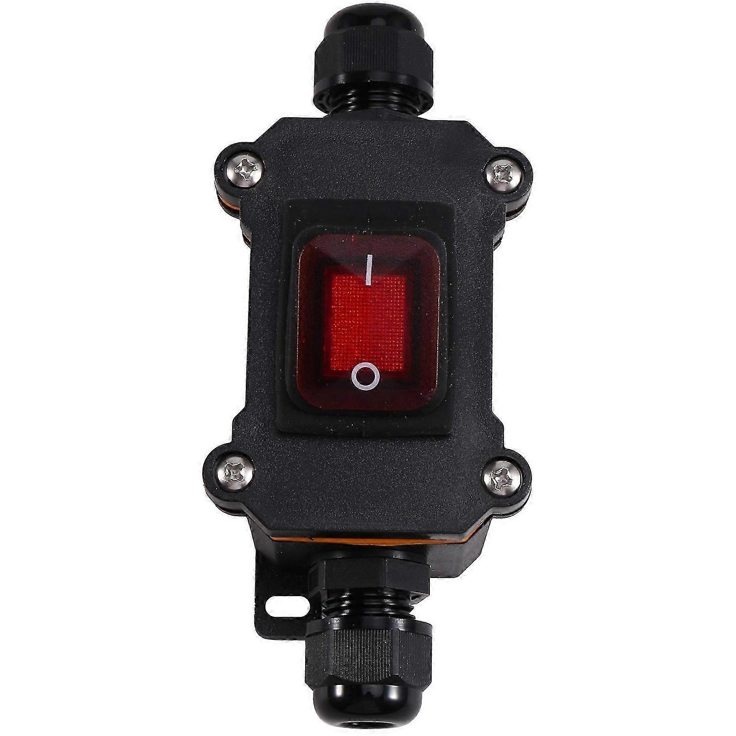IP65 Outdoor Rainproof and Waterproof Ship Type Switch 220V Power Supply Intermediate Switch Electrical High Connector