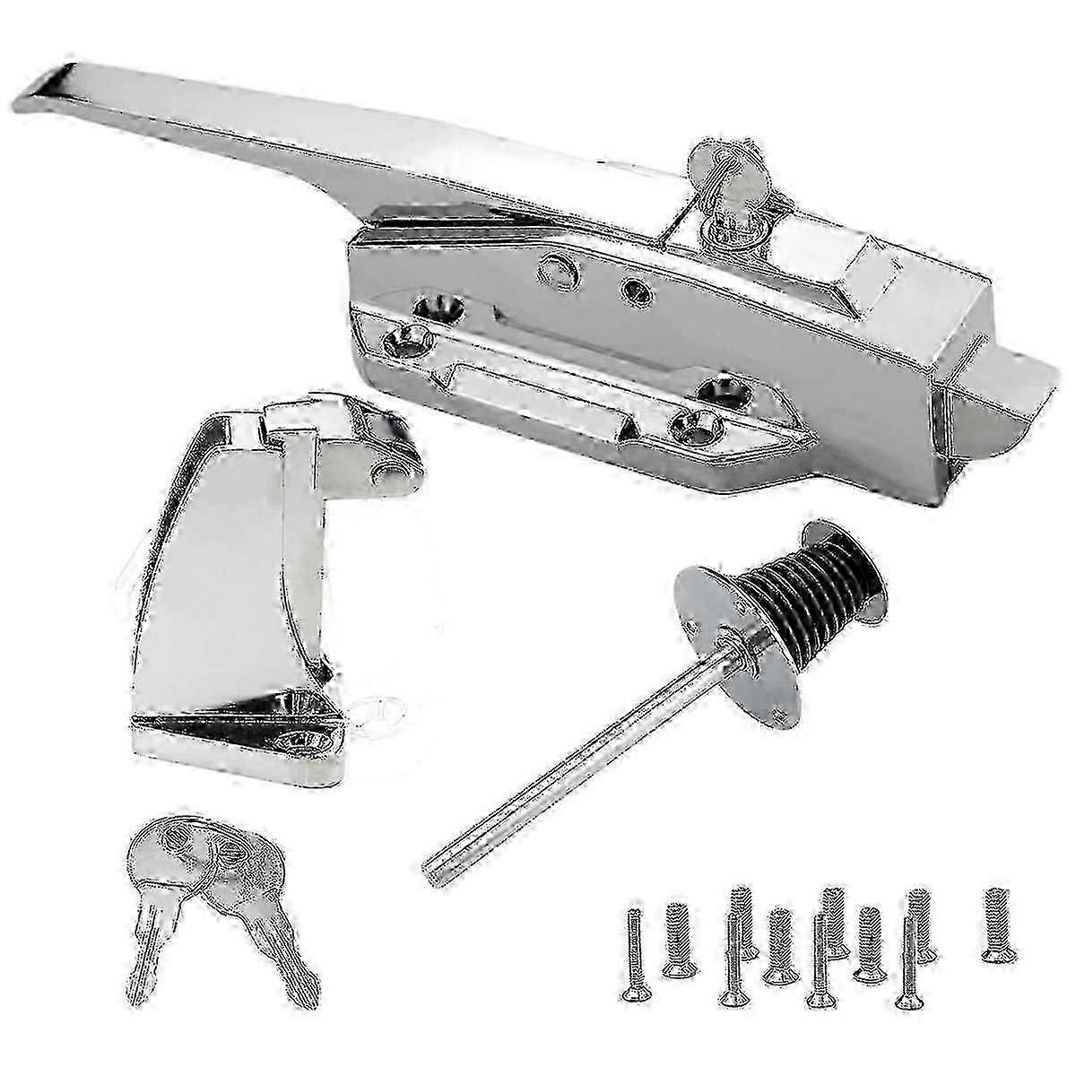 Walk in Freezer Door Latches Walk in Cooler Door Handle Latches Freezer Kit Heavy Duty with Key and