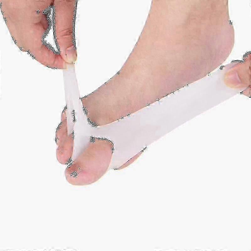 2-pack Kids Hallux Valgus Protector Overlap Toe Corrector - White