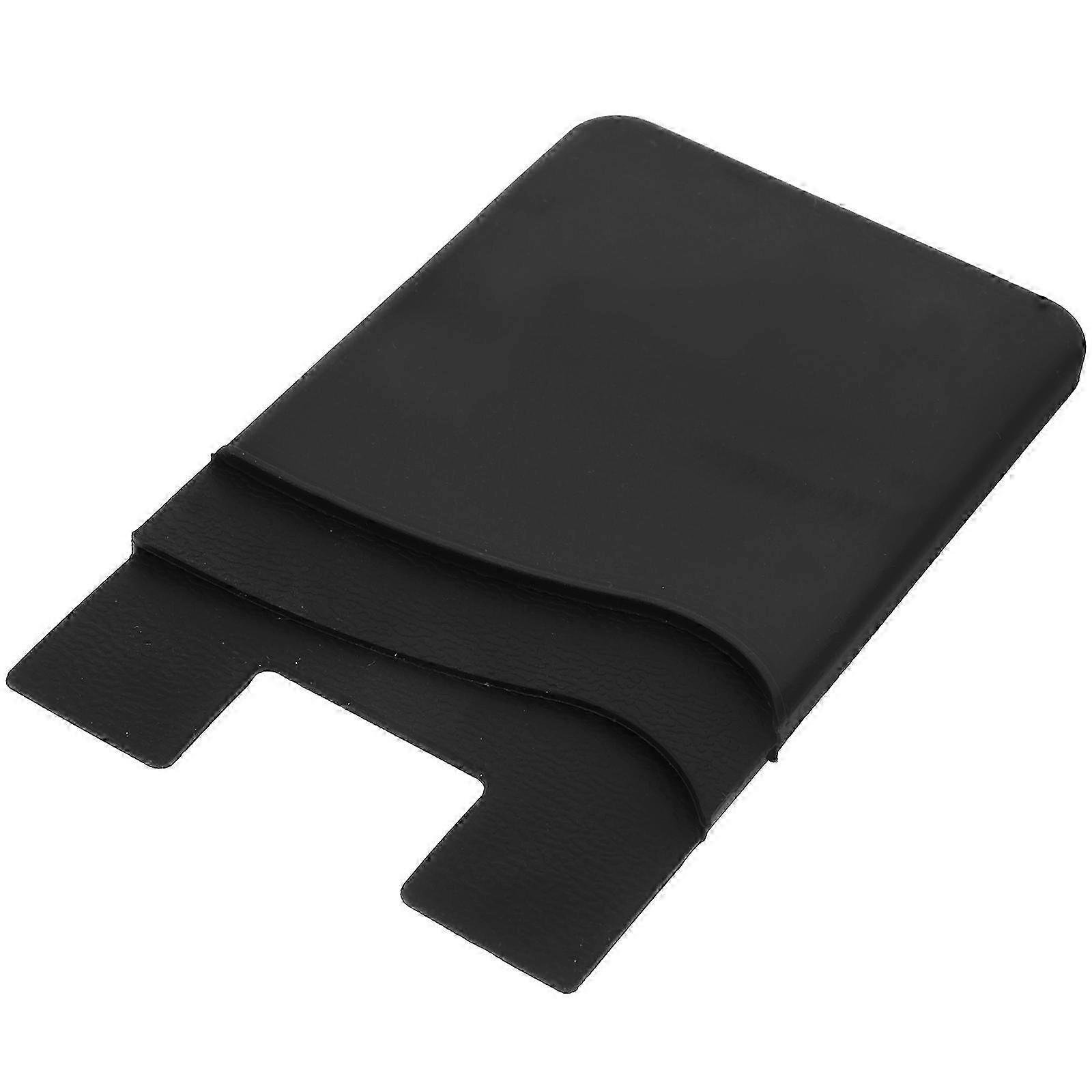 Rectangular phone holder with card storage - dual-layer silicone design accessory