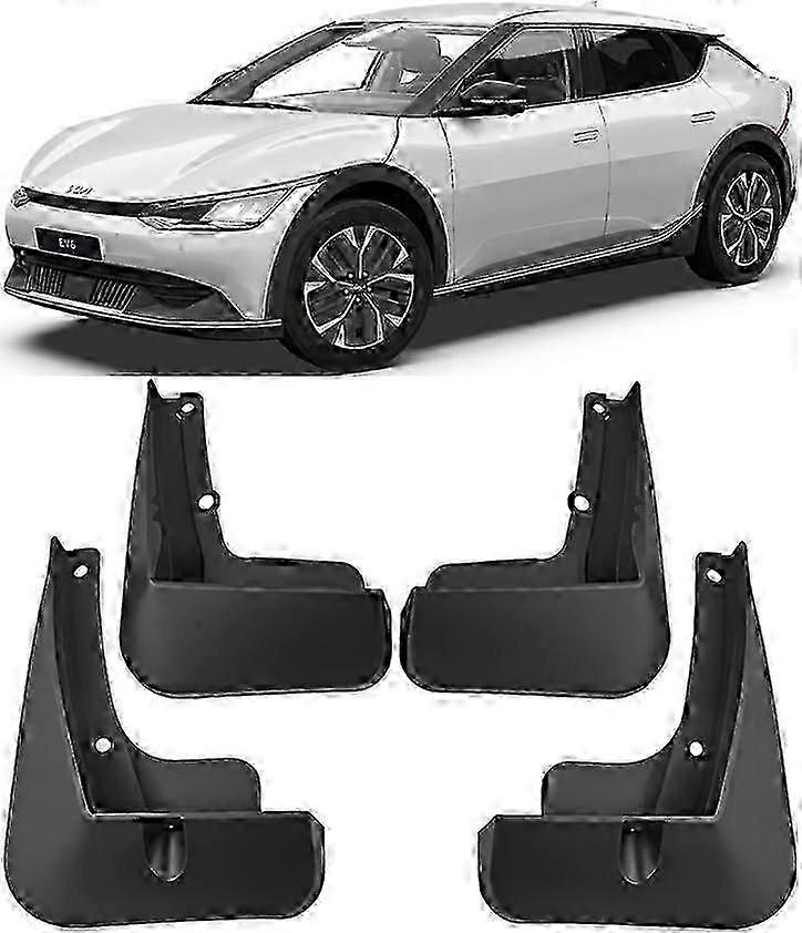 Genuine Front & Rear Splash Guards Mud Flaps Fender For 2021-2024 Kia EV6