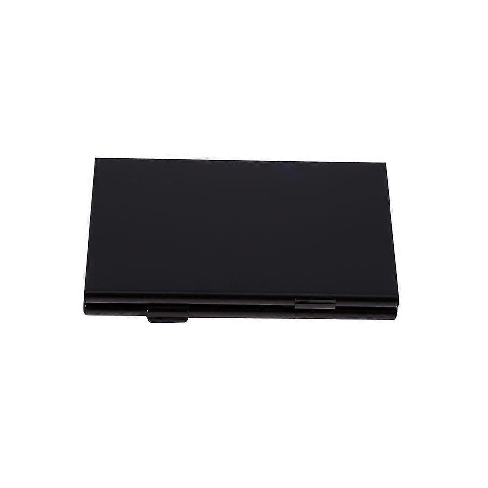 Portable Aluminium Two Layer 24TF Card  Memory Card Case Card Holder(black)