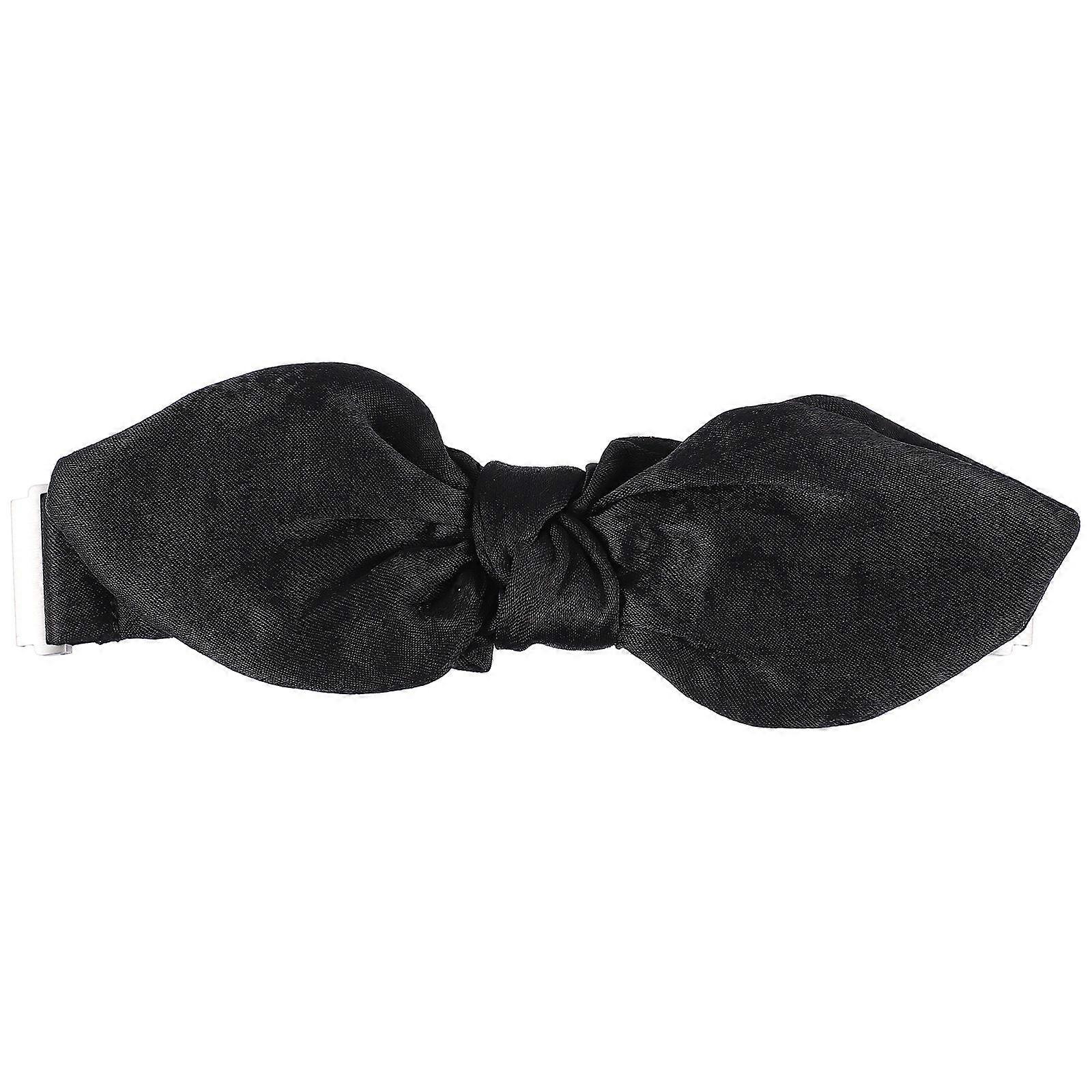 Elastic Watch Strap Bowknot Design Watchband for Watch 1Pcs Black Color