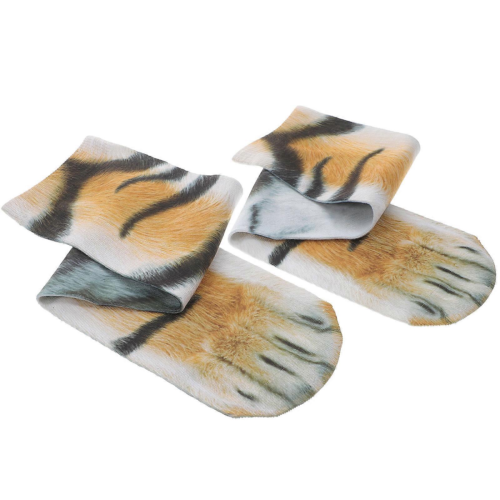 Comfortable 3D Printed Socks for Adults Multi 40x8.5cm Lightweight 1 Pair