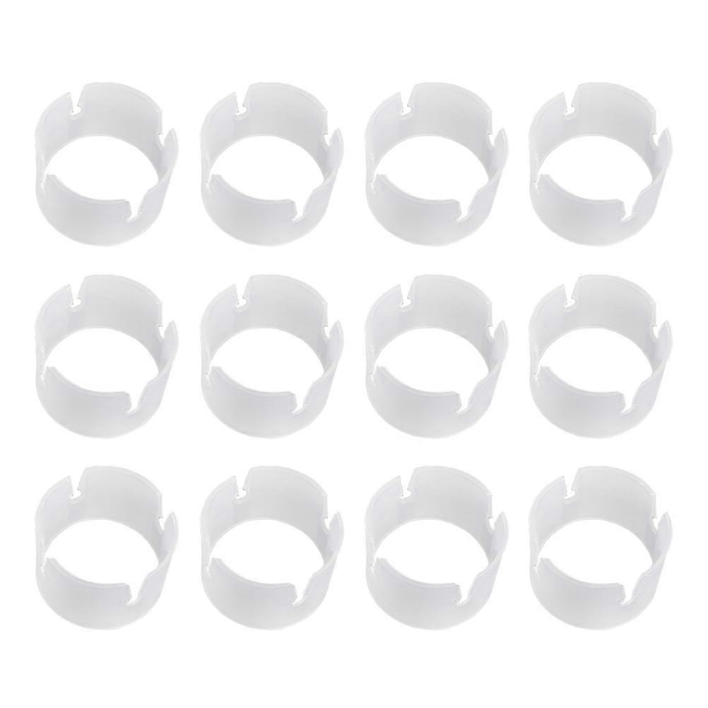 100 Pcs White Circular Clip Balloon Arch Connector Ideal For Event Planners Reduce Air Leakage And Enhance Decorations