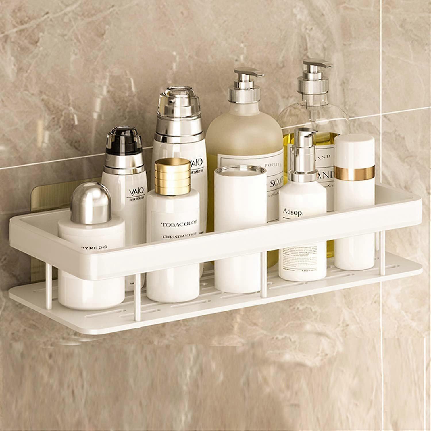 Shower bracket - Wall bracket without drilling - 30135.5cm, 1pc White
