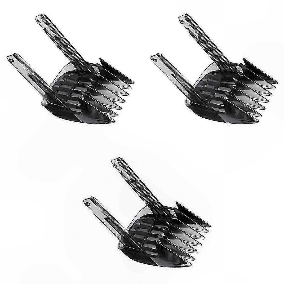 Adjustable Hair Clipper Comb with 3X Fixed Length Settings for Precision Trimming, Fits Models HC7460 HC7462 HC9450 HC9452 HC9490, 7-24mm Size Range