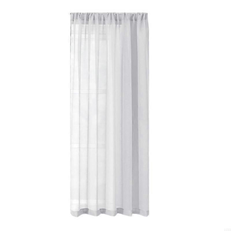 Window Curtains Semi Opaque Polyester Fabric Quick Installation Room Curtain