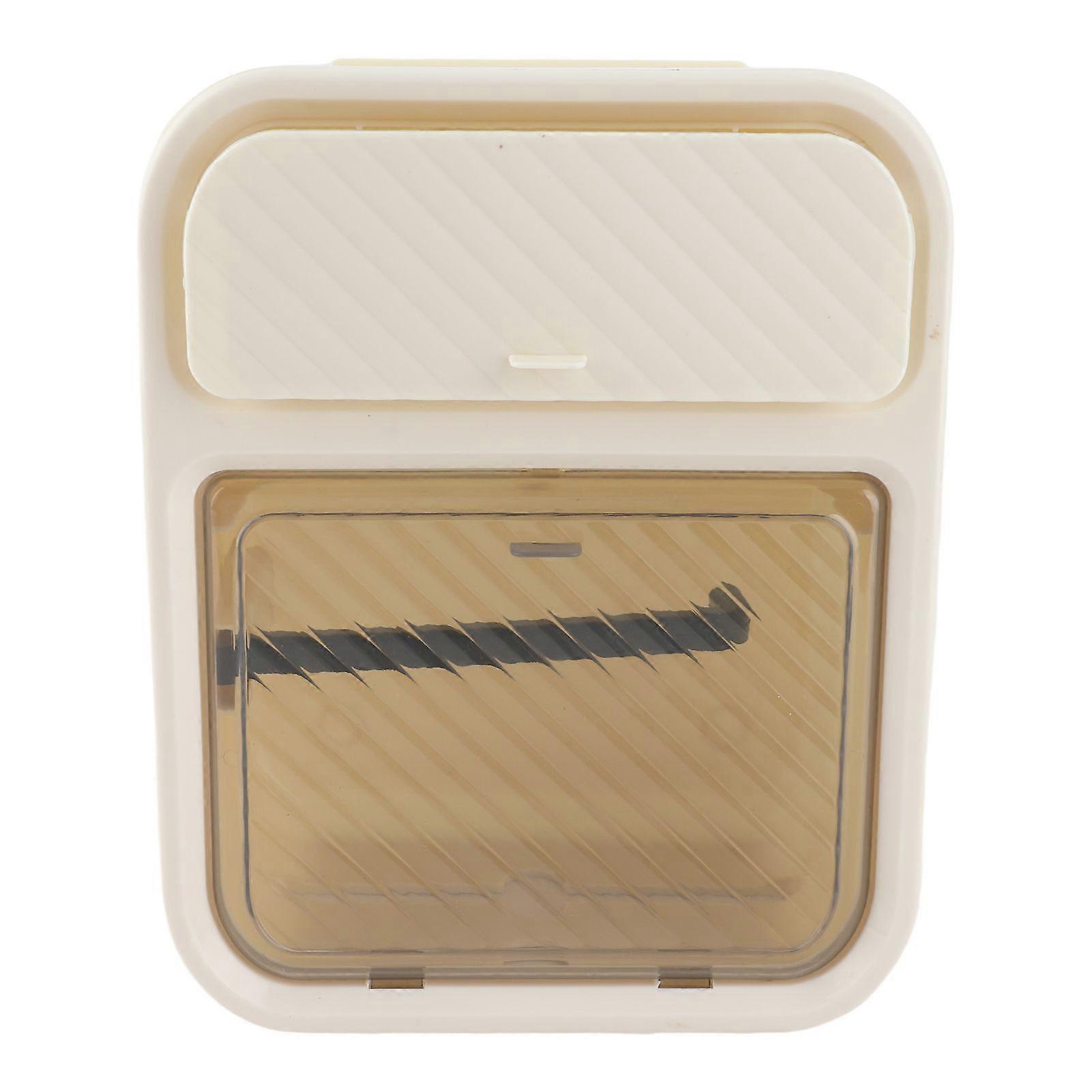Toilet Paper Holder Wall Mount Tissue Roll Storage Box with Drawer for Bathroom
