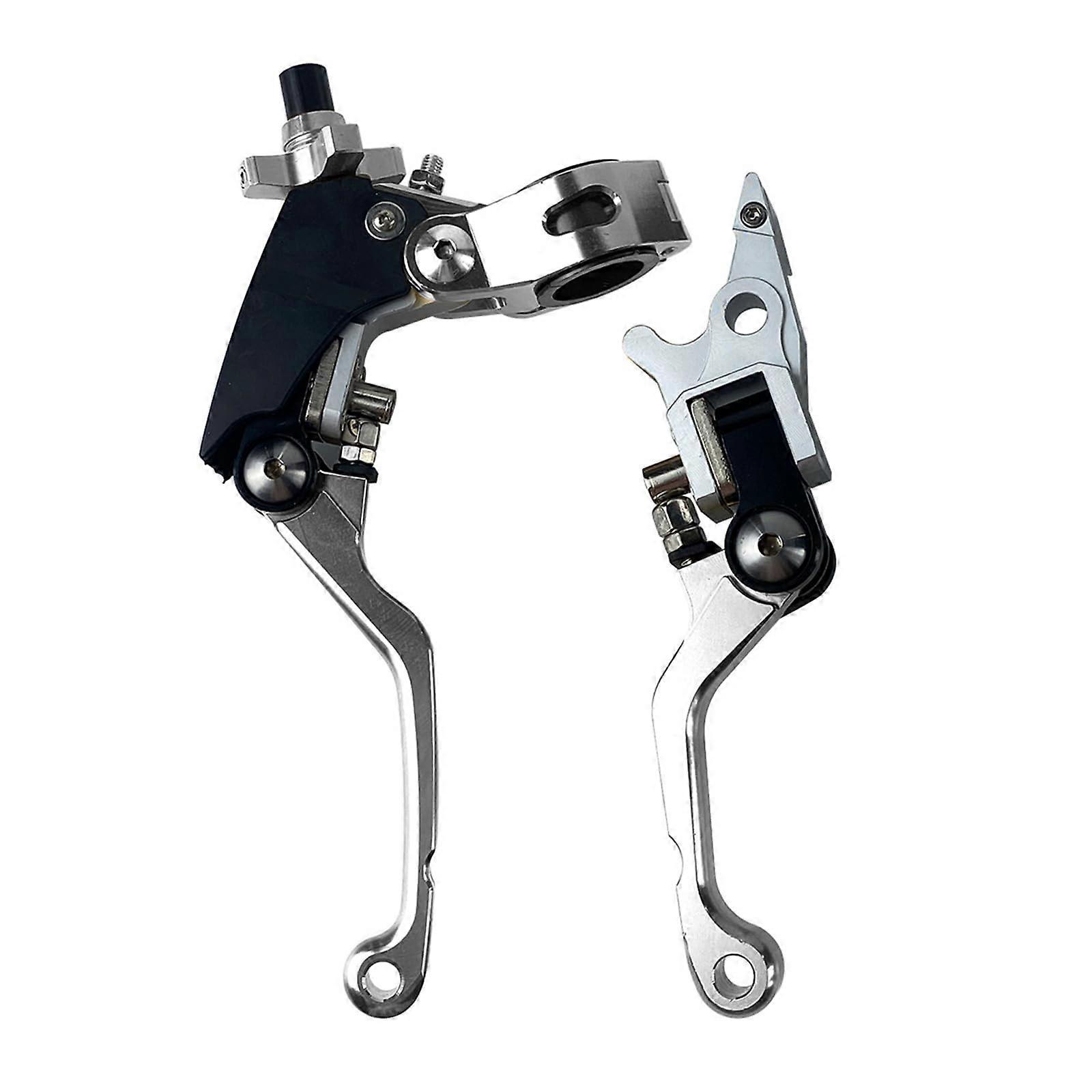 7/8' Motorcycle Left And Right Clutch Brake Handle Lever Perch For Motorbike Motocross Modified Handlebar Lever