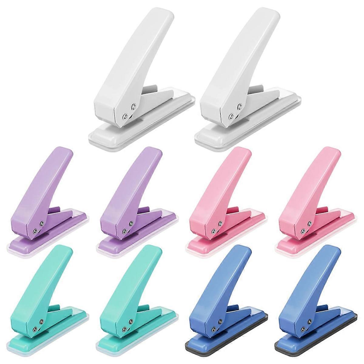 10 Pcs Hole Punch with Lock 1 Hole Paper Hole Punch 20 Sheet Capacity