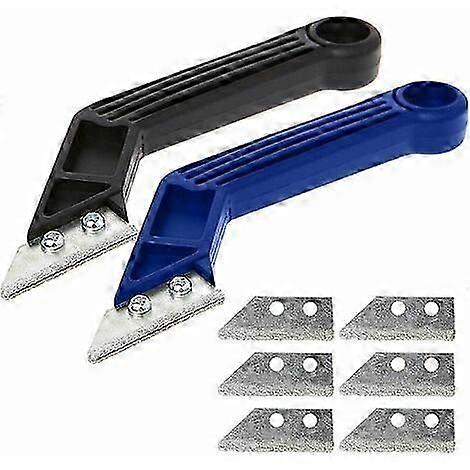 2-Piece Brass and Tungsten Carbide Scraper Set for Tiles, Walls, and Paint Removal