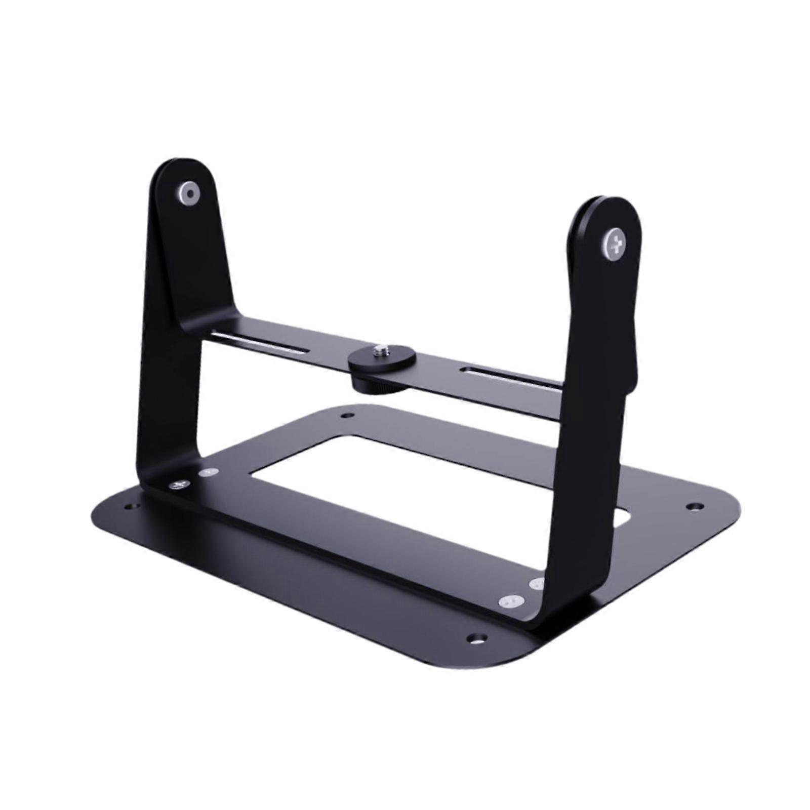 Desktop Projector Stand Adjustable with 1/4 inch Thread Projector Base Stand black