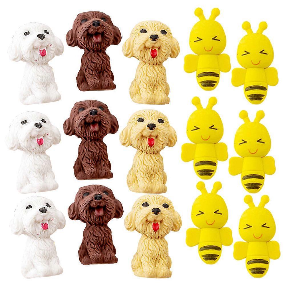 Animal Shaped Mini Erasers 40 Pcs Portable Erasers Perfect For Kids Supplies School Study Office Assorted Color Pencil Erasing