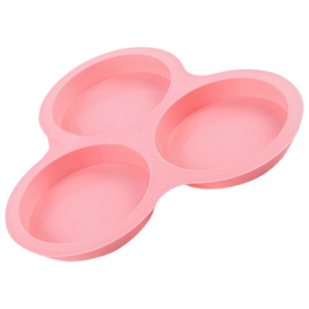 Muffin Pan Silicone Bakeware Mold For Home Use And Cake Store In Pink Color With High Temperature Resistant Feature 1Pcs