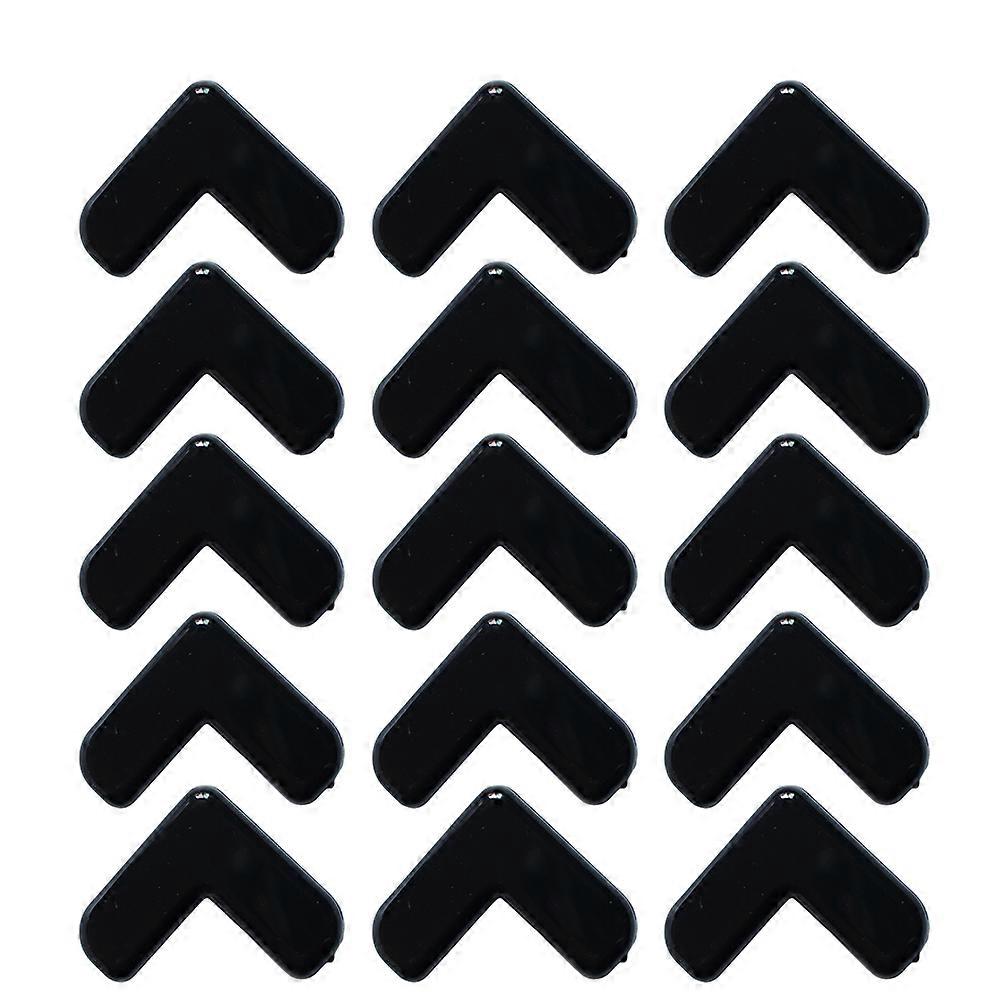 Silicone Corner Protector for Protection 20Pcs Kid Black