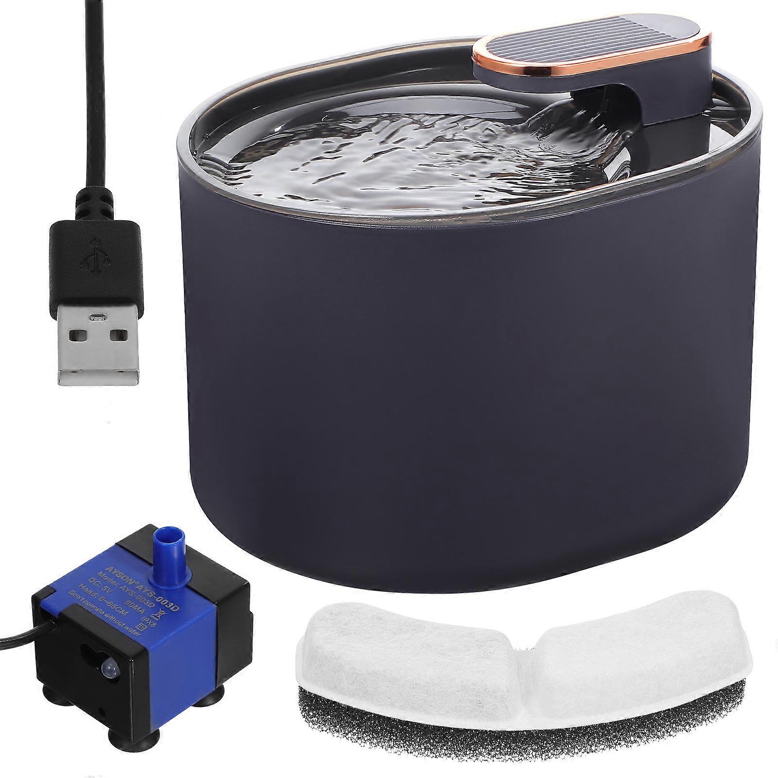 Automatic Pet Waterer Electric Fountain with Filter for Dogs and Cats 2Pcs