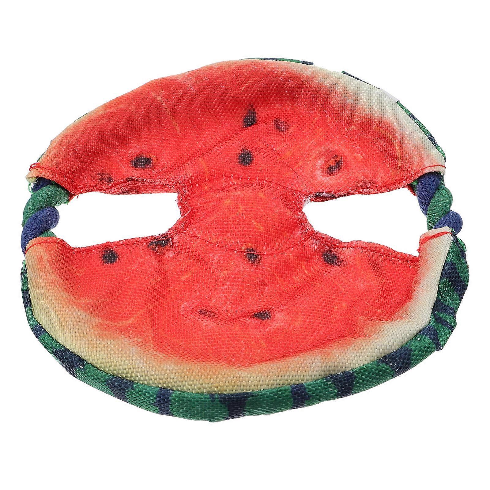 Pet Dog Floating Toy Watermelon Flying Disc for Training 2Pcs