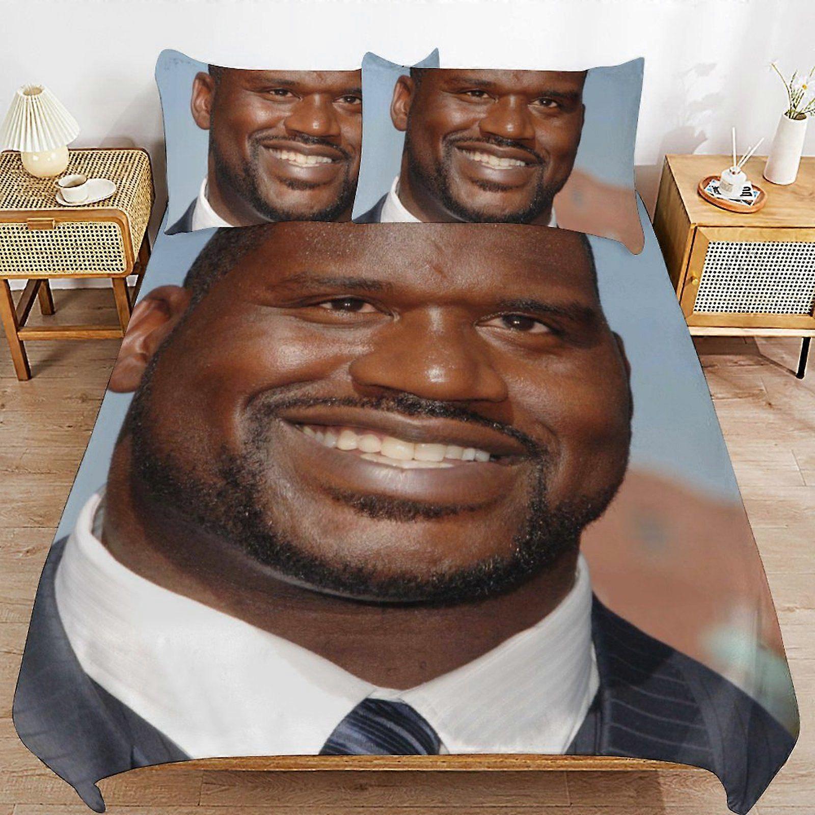 S215 Shaquille O'Neal Gentle Handling Long Use Finish Smooth Zipper Function Duvet Cover Sets Comfortable Sleep A215