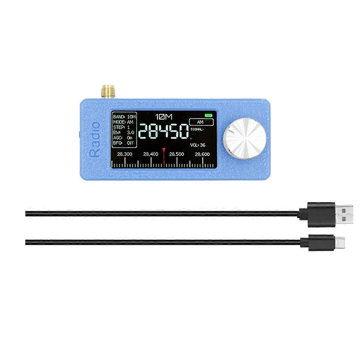 Mini SI4732 SMA Interface Mini Loop Antenna Pocket Size Radio Receiver Mini Radio LSB USB AM FM Radio