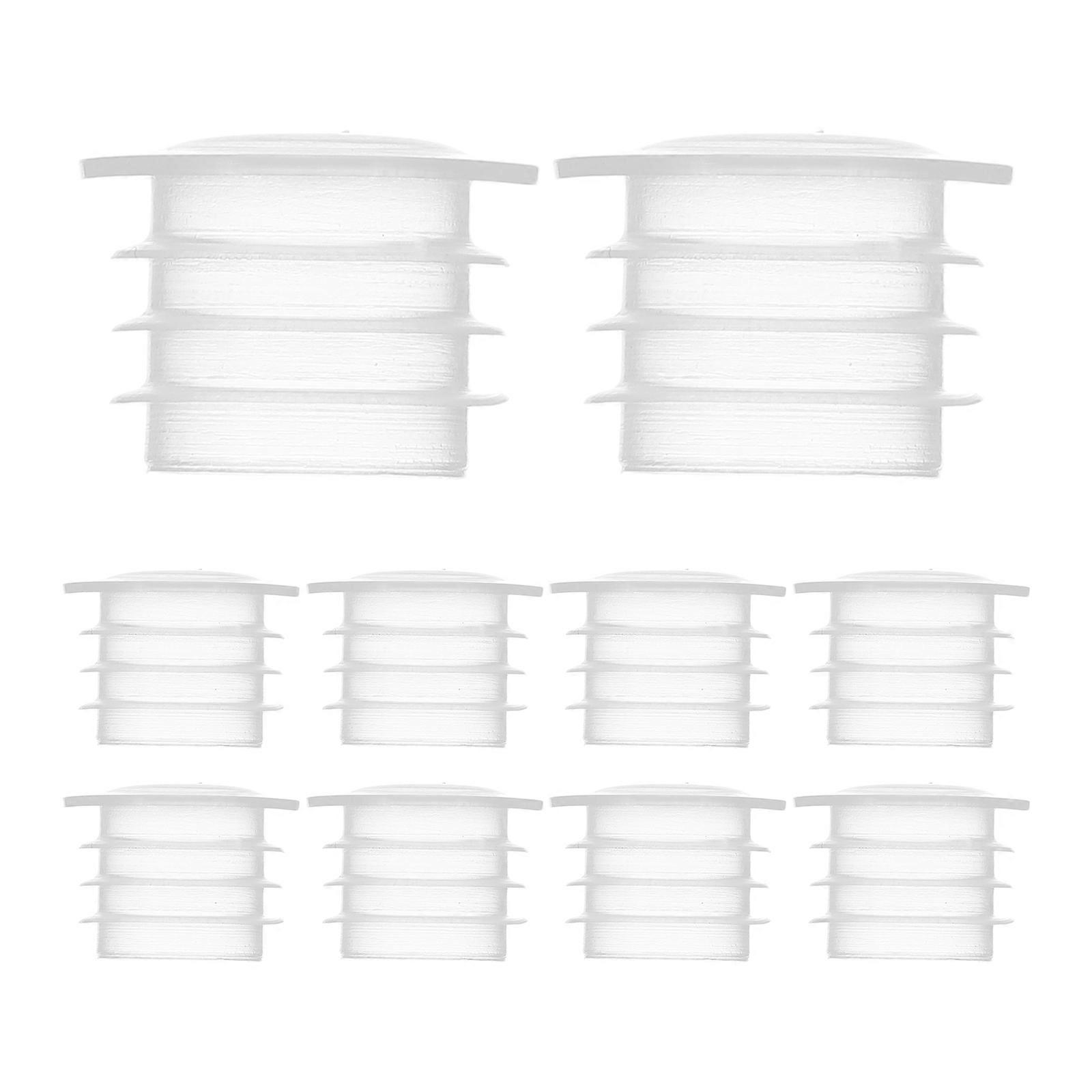 Threaded Connection Transparent Plastic Bottle Stoppers For Water Bottles Household Users 100Pcs