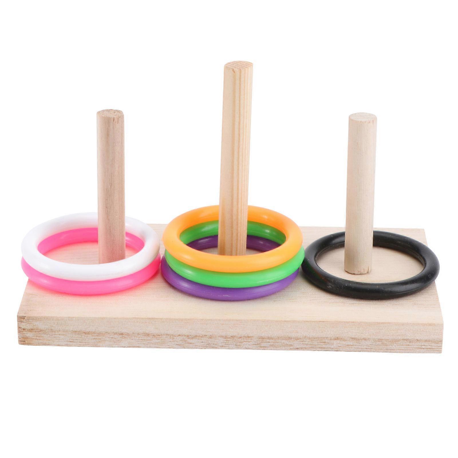 Parrot Intellectual Development Toy Training Prop for Pet Playing 3Sets Beige