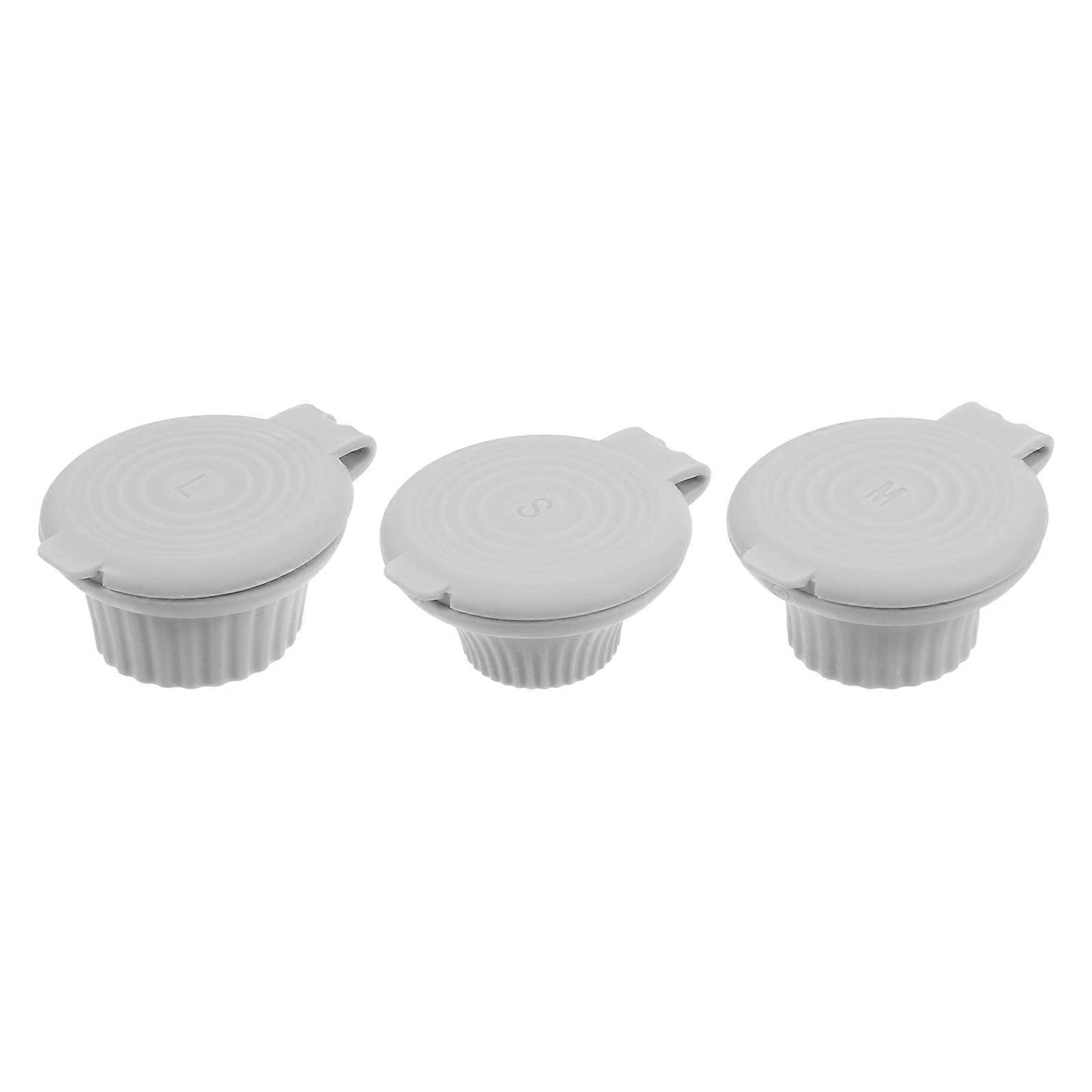 Plastic Caps 6 Pcs Leakproof Inverted Nozzle For Cans And Bottles Perfect For Home Grooming Needs In Dark Grey