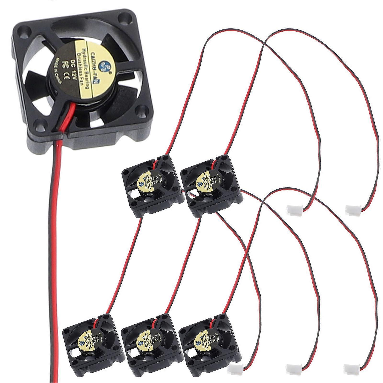 Quiet Cooling Fan 3D Printer Accessory Dc 12V Mini Fan for 18Pcs Pack