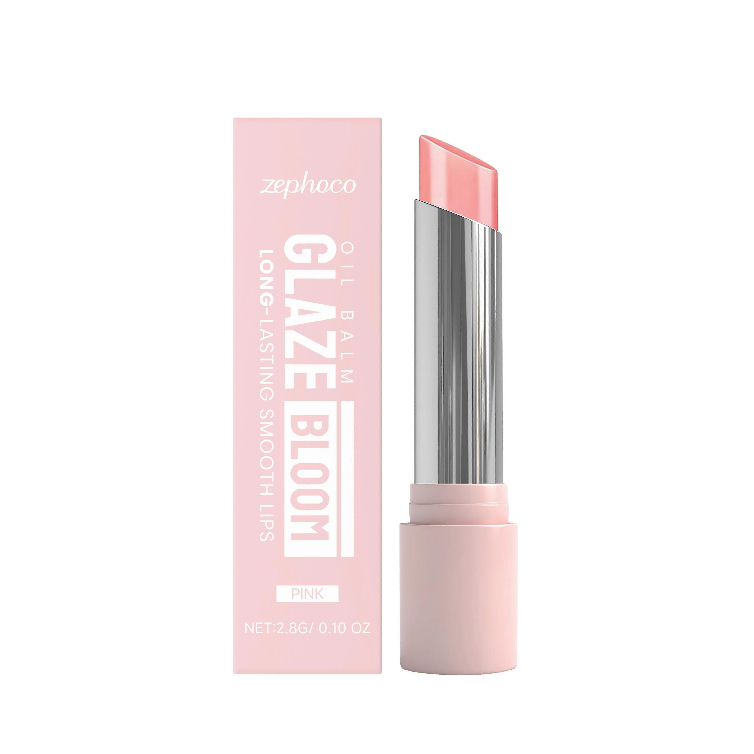 zephoco Pink Smooth Lip Balm Daily Care For Moisturizing, Hydrating, Plumping And Brightening The Lips