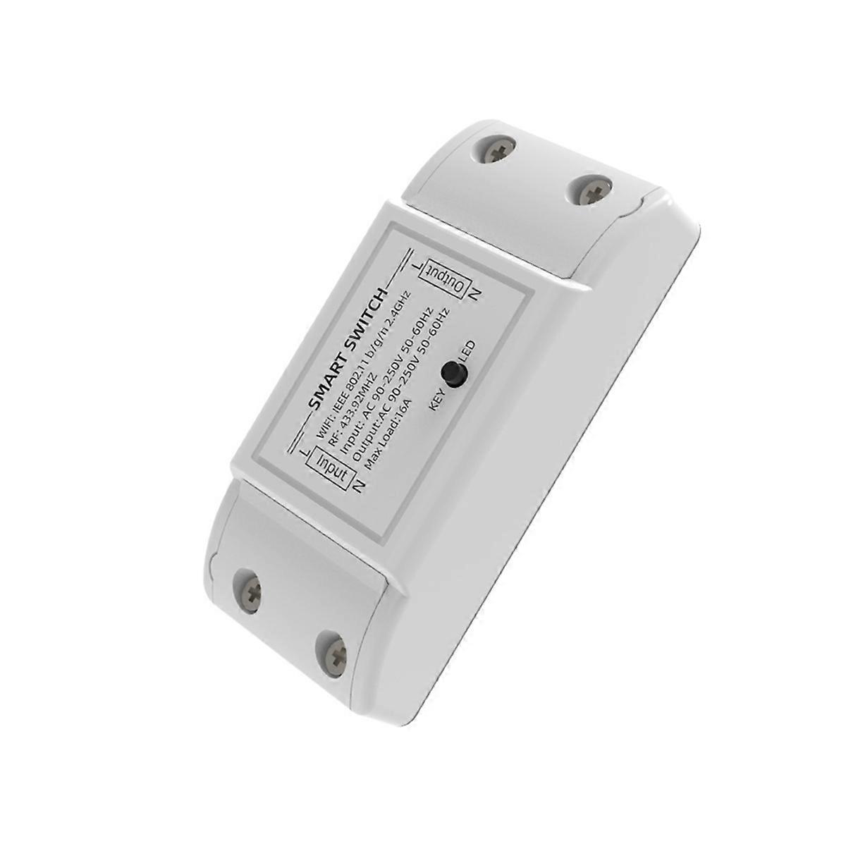 WiFi+433MHz Switch Smart Home Automation Relay Module Wireless White