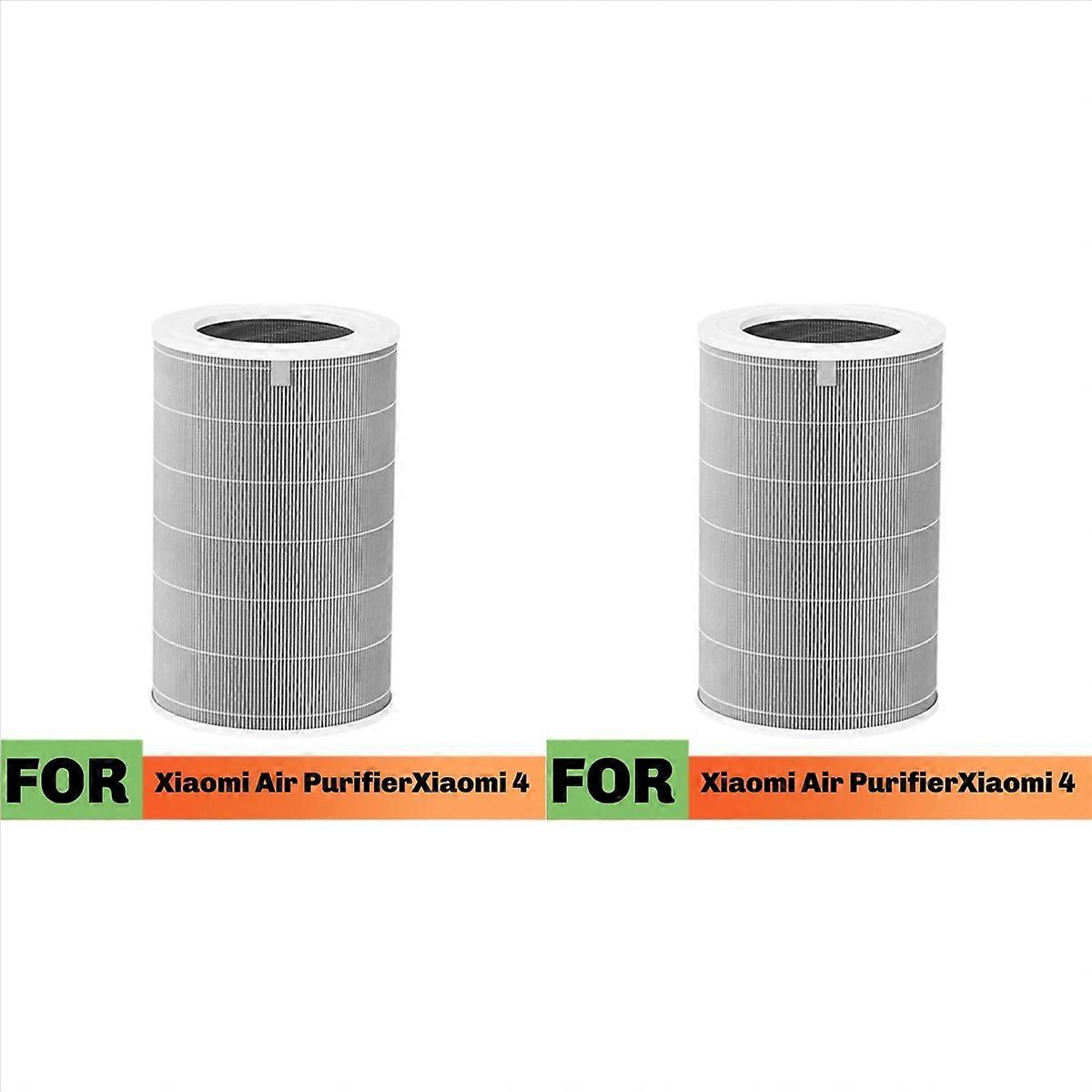 2X for PM2.5 Hepa Filter 4 Activated Carbon Filter 4 for Air Purifier 4 H13 4 Filter